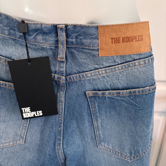 The Kooples Boyfriend Bleu Jeans MSRP $315 Size 40 (L) NWT - Picture 5 of 7